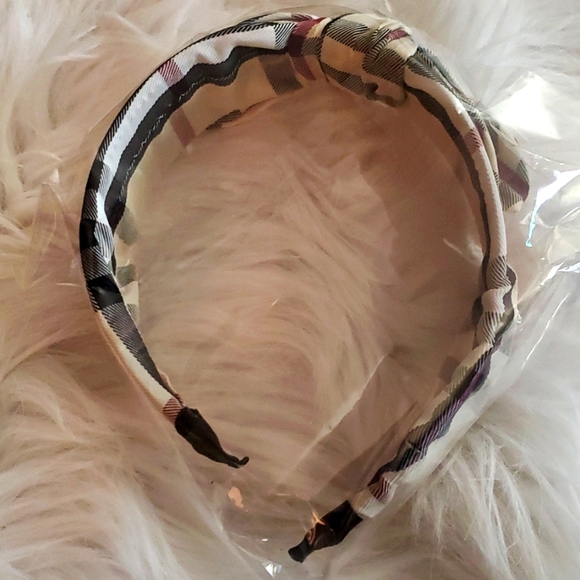 Plaid knotted headband - Picture 7 of 8